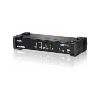 ATEN Превключвател KVMP ATEN CS1784A, 4-портов, USB, DVI Dual Link, Audio, ATEN-CS1784A-AT-G