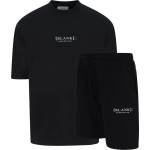 Blank Essentials Тениска Blank Essentials Blank Puff Print T-shirt Short Set - Black