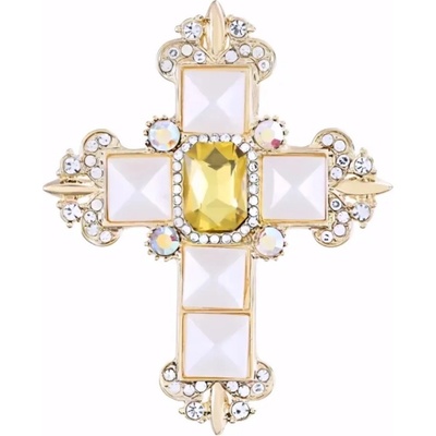 Gaira brož kříž 3342 zlatá