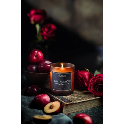 By The Candle Švestka & růže se smyslným pačuli 200 g