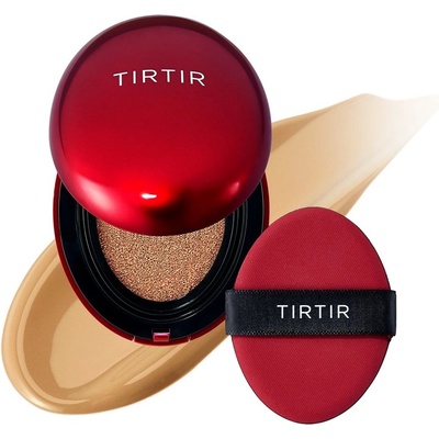Tirtir Mask Fit Red Cushion Mini dlhotrvajúci make-up v hubke s vysokou UV ochranou 29N Natural Beige 4.5 g