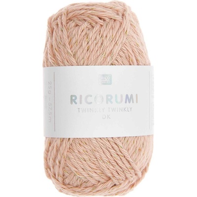 Rico Design Háčkovací příze Ricorumi Twinkly Twinkly odstín 007 oranžová - 1 ks