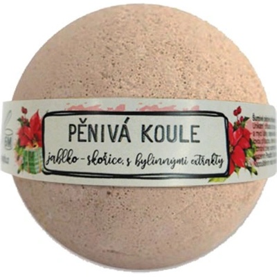 Bohemia Gifts Šumivá pěnivá koule Jablko a skořice 100 g