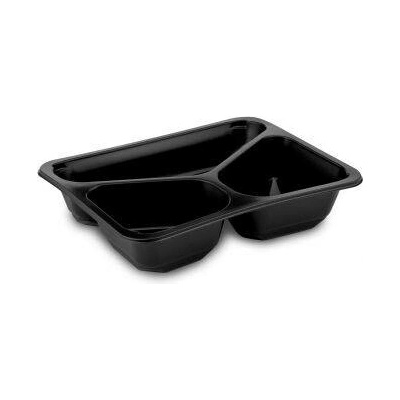 Miska zatavovací 3D PP černá 227x178x50mm/50ks