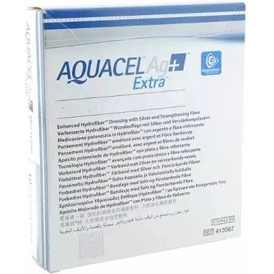 Aquacel AG+ extra krytie 15 x 15 cm 5 ks