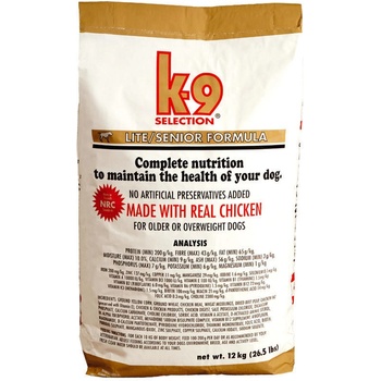 K-9 Selection Lite Formula Senior 12 kg