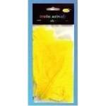 Galeria Hobby Yellow softer feathers 15pcs