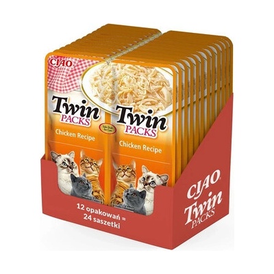 Twin Packs Kuře ve vývaru 24 x 40 g
