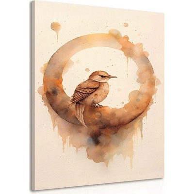 Obraz zasněný ptáček - 40x60