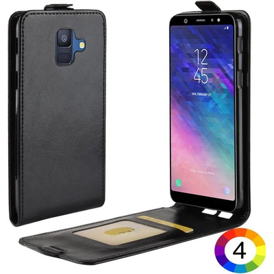 Samsung Galaxy A6 (2018) Flip3 Кожен Калъф и Скрийн Протектор