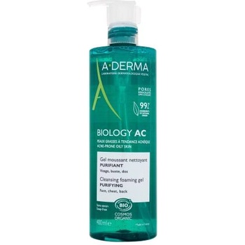 A-DERMA Biology AC Cleansing Foaming Gel почистващ гел за проблемна кожа 400 ml за жени