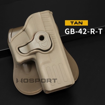 Wosport opaskové holster Glock pískové