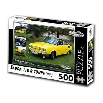 Image 1 of Retro cars - Puzzle Škoda 110 R Coupe (1974) - 500 piese