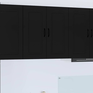 vidaXL Панел за миялна машина Kalmar Черно 80 x 31 x 80 см (884705)