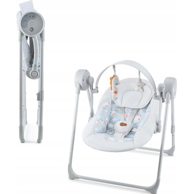 Kinderkraft SWINGEE automatické houpání s hrazdou a hračkami 0-9 kg