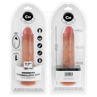 COCK MILLER REALISTICKÉ DILDO S PRÍSAVKOU A DIAĽKOVÝM OVLÁDANÍM VIBRÁCIE 19,5 CM
