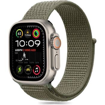 Tech-Protect Найлонова каишка за Apple Watch 6/7/8/9/10/SE/Ultra 1-2 (44/45/46/49 mm) от Tech-Protect Nylon - Cargo Khaki (5906302370801)