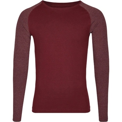 Miners Mate tričko s dlhým rukávom MY210 burgundy