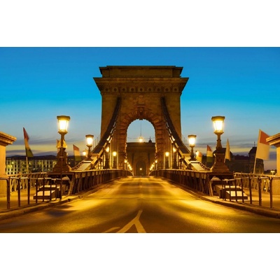 Dimex MS-5-0675 Vliesová fototapeta Most v Budapešti rozměry 375 x 250 cm