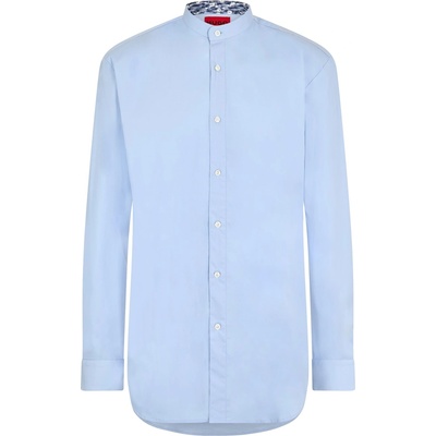 HUGO BOSS Риза с дълъг ръкав Hugo Men's Kaleb 101 Long Sleeve Oxford Shirt - Pastel Blue