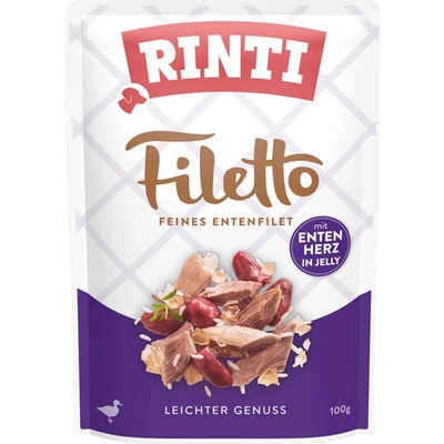Rinti Adult Filetto kačka a kačacie srdcia 100 g