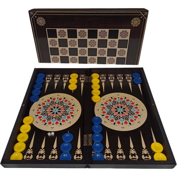 Image 1 of Mega H. T Комплект дървена табла - ОРИЕНТАЛСКИ (45 x 24 cm)