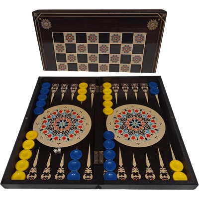 Mega H. T Комплект дървена табла - ОРИЕНТАЛСКИ (45 x 24 cm)