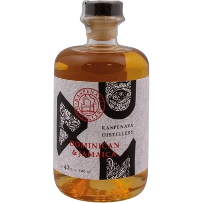Raspenava Rum Dominican & Jamaica 42% 0,5 l (holá láhev)