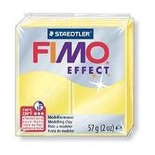 Fimo Modelovací hmota Effect priehľadná žltá 56 g