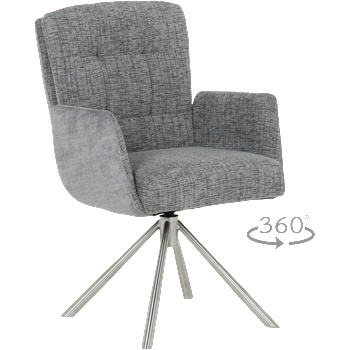 Carmen Трапезен стол keila - сив