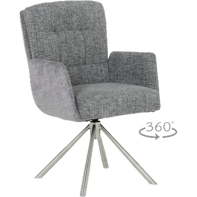 Carmen Трапезен стол keila - сив