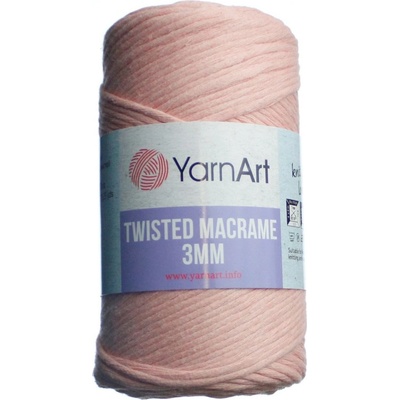 Twisted Macrame 3mm příze č. 767 lososová