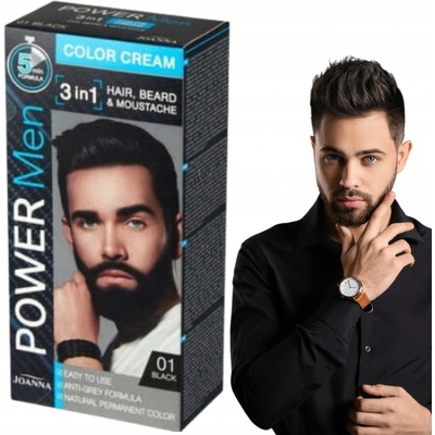 Joanna Power Men farba na vlasy Black