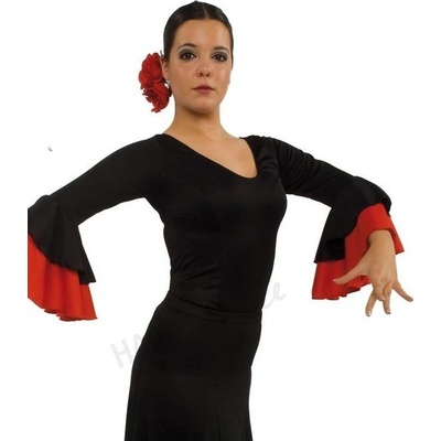 Halenka Happy Dance Esperanza E4563 černá červená potisk