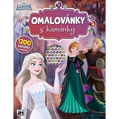 JModels Omalovánky A4 s kamínky Frozen