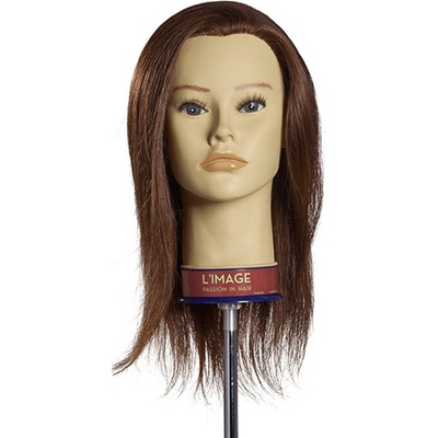 L´image Cvičná hlava tmavá blond Limage - Adina 35cm