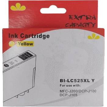 Compatible ГЛАВА ЗА BROTHER DCP-J100/J105/MFC-J200 - Yellow - LC525XLY - P№ BI-LC525XLY - NEOMAX (BI-LC525XLY)