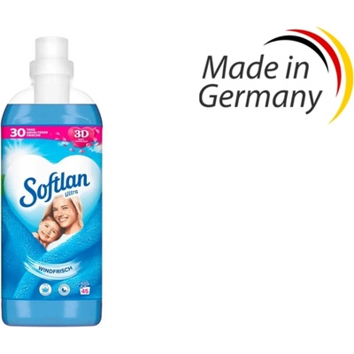 Softlan 3D Ultra Windfrisch aviváž modrá 45 PD 1 l