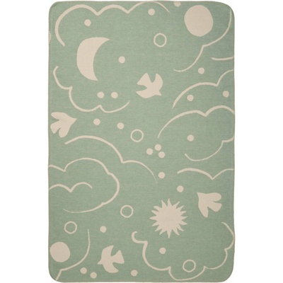 Ferm Living Dětská deka Skye Tea Green