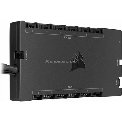 Corsair iCUE Commander CORE XT RGB контролер за вентилатори и осветление - черен (CL-9011112-WW) (CL-9011112-WW)