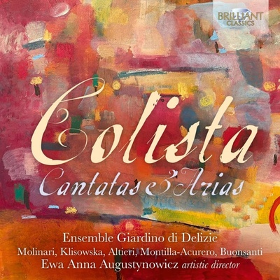 Colista Cantatas Arias Jewel Case Album CD