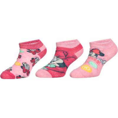 Trenýrkárna Комплект от три - детски чорапи Minnie многоцветни (38614/pink) Trenýrkárna | Rozov Mnogotsveten | Момчешки | 31-34