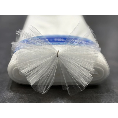 Krištáľový tyl (stredný) 300 cm Off-white (Mléčno biela) (#1)