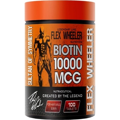 Flex Wheeler Signature Series Biotin 10000 mcg [100 Таблетки]