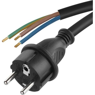 Emos Flexo gumová 3×2,5mm2 3m černá 2425430230