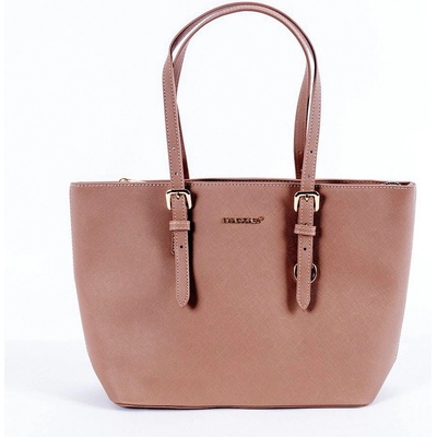 David Jones Středně velká tmavěkabelka na rameno CH21088A růžová