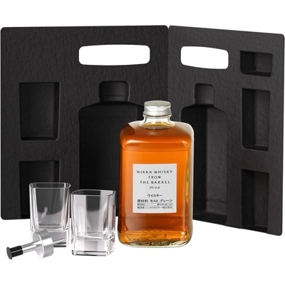 Nikka From the Barrel Silhouette 51,4% 0,5 l (dárkové balení 2 sklenice a nalévátko)