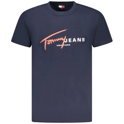 Tommy Hilfiger pánské tričko s krátkým rukávem Blue