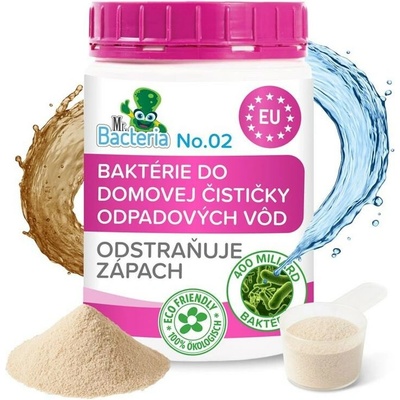 Mr. Bacteria No.2 Baktérie pre Vašu DOMOVÚ ČISTIAREŇ ODPADOVÝCH VÔD 500 g