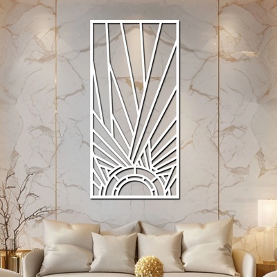 dřevo života Dřevěný panel GATSBY VI Rozměry (cm): 40x80, Zvolte barvu dekoru: Bílá